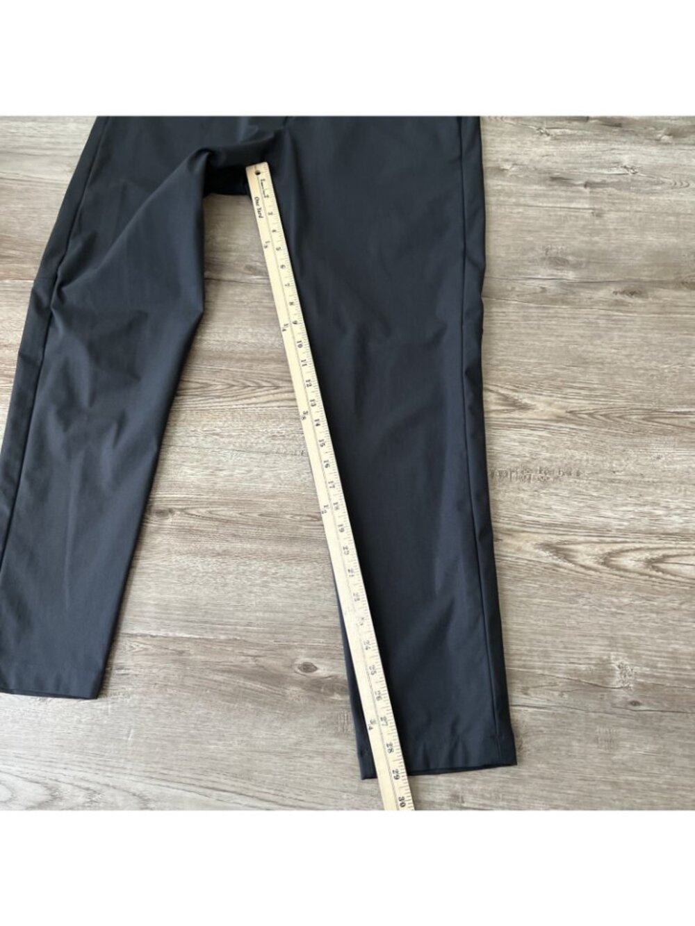 Lululemon Commission Pants Mens 32x29 Dark Gray Slim Fit Warpstream - Picture 4 of 16